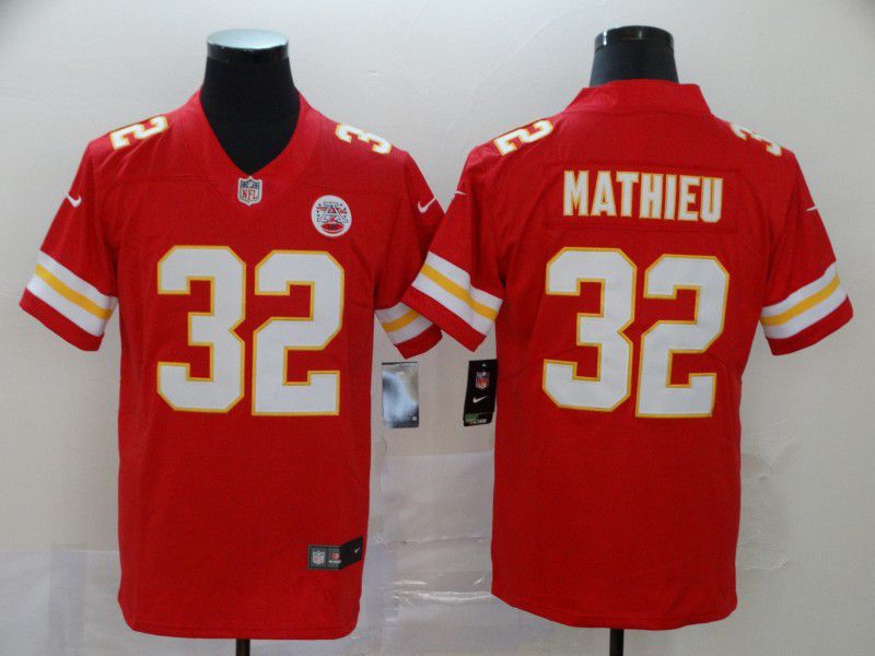Men Kansas City Chiefs #32 Mathieu Red Nike Vapor Untouchable Limited NFL Jersey->kansas city chiefs->NFL Jersey
